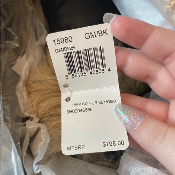 coach ski fur xl hobo bag BRAND NEW - Picture 4 of 4